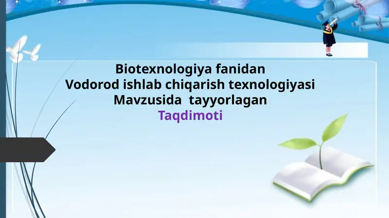 vodorod ishlab chiqarish texnologiyasi 1