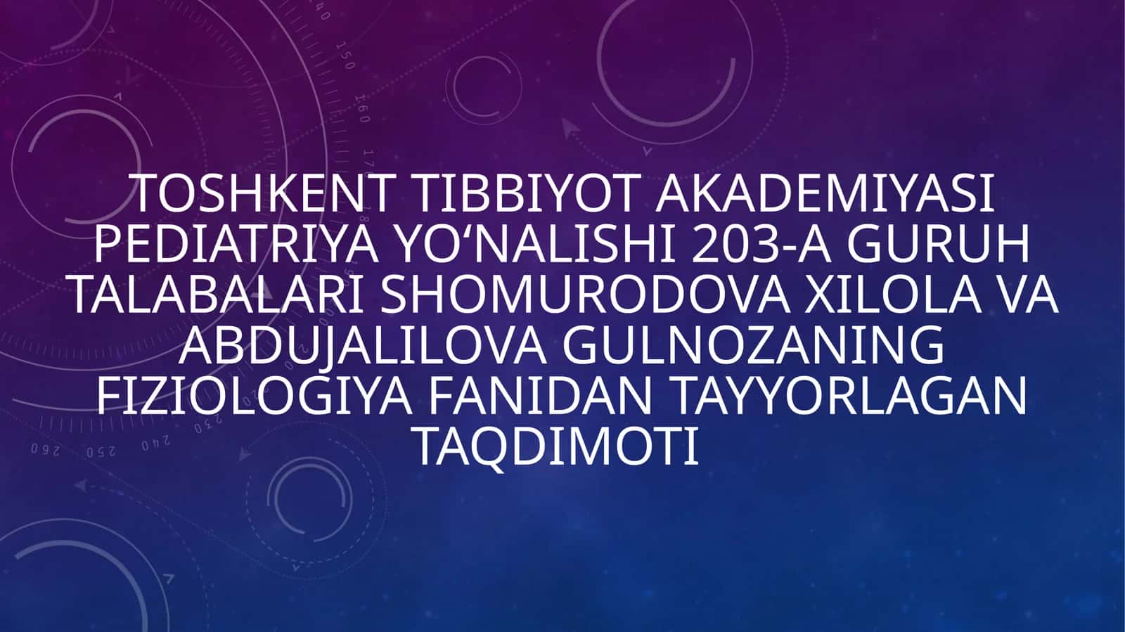 Nafas fiziologiyasi 1