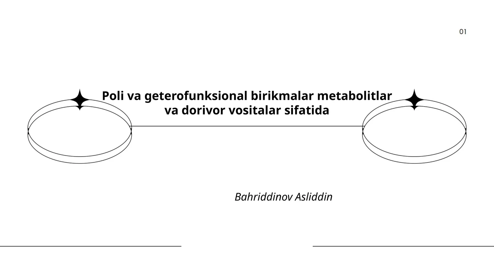 Poli va geterofunksional birikmalar metabolitlar va dorivor vositalar sifatida 1