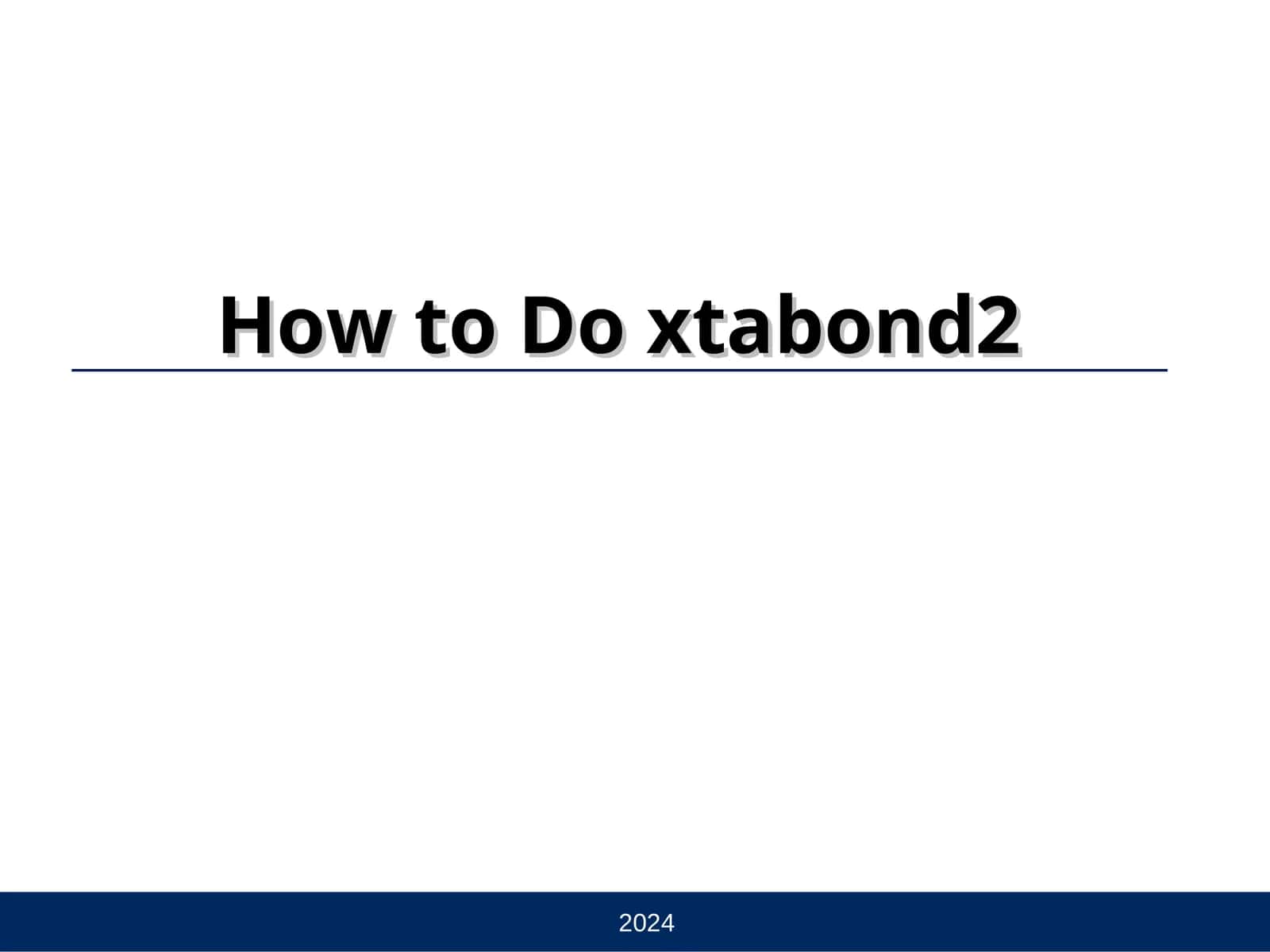 Xtabond2 1