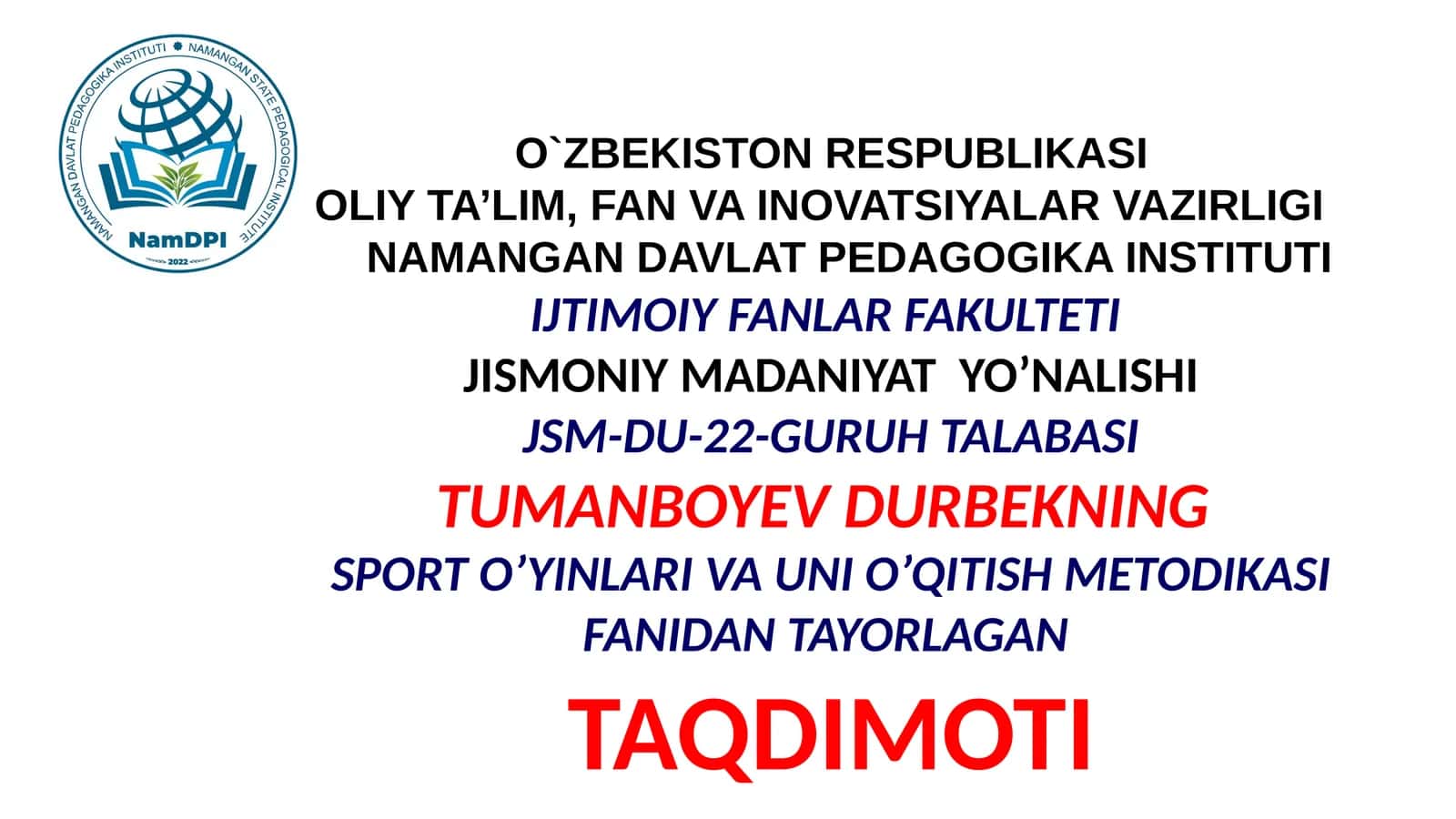 O'zbekiston respublikasi mustaqillik davrida ganbol o'yini rivojlanishi 1
