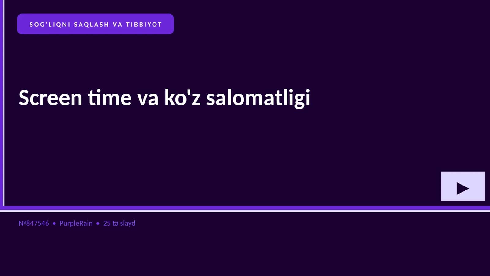 Screen time va ko'z salomatligi 1