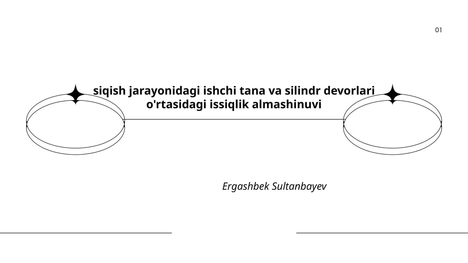 Siqish jarayonidagi ishchi tana va silindr devorlari o'rtasidagi issiqlik almashinuvi 1