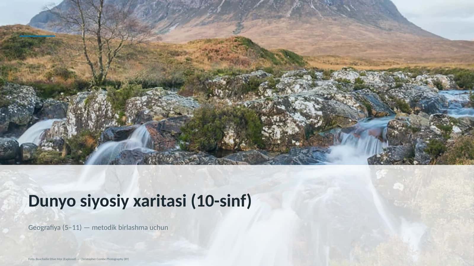 Dunyo siyosiy xaritasi (10-sinf) 1