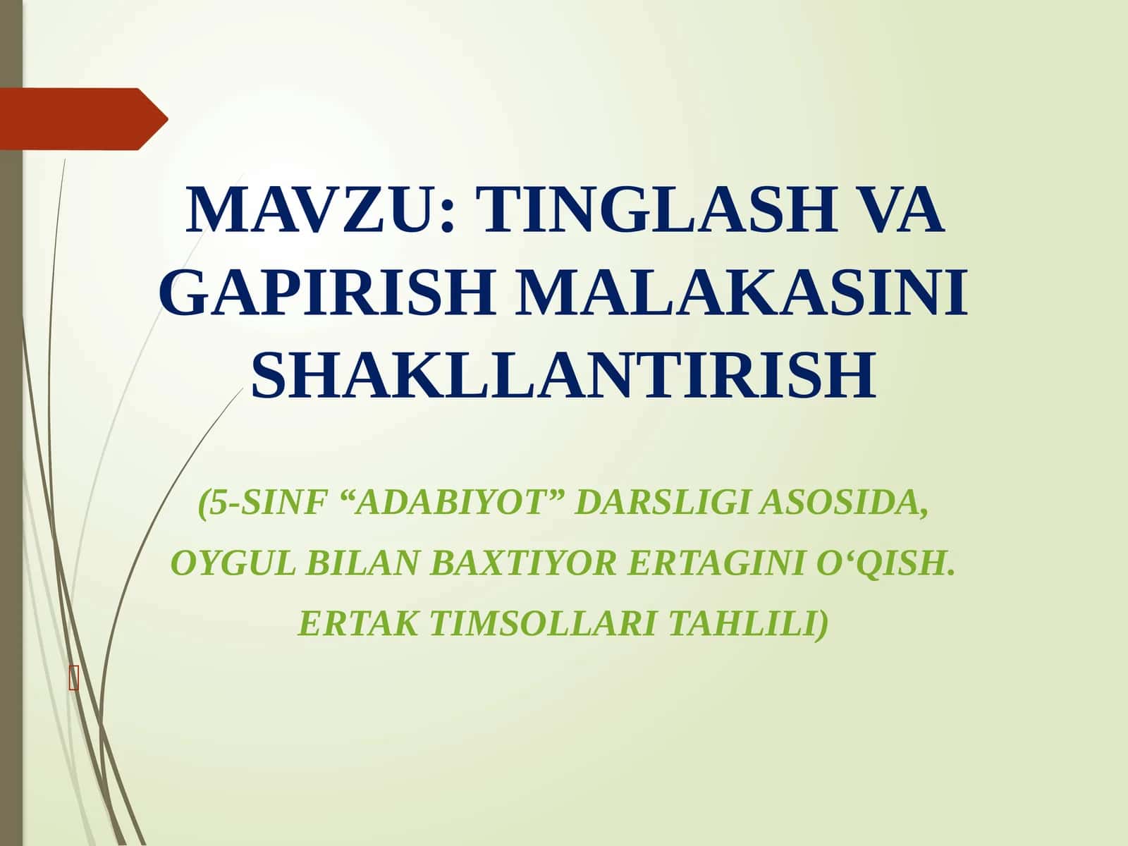 TINGLASHVA GAPIRISH MALAKASINI SHAKLLANTIRISH 1