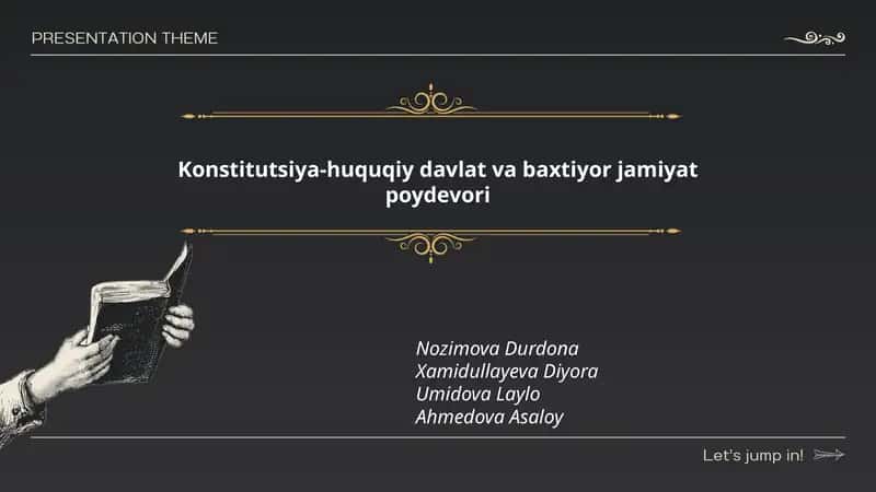 Konstitutsiya-huquqiy davlat va baxtiyor jamiyat poydevori 1