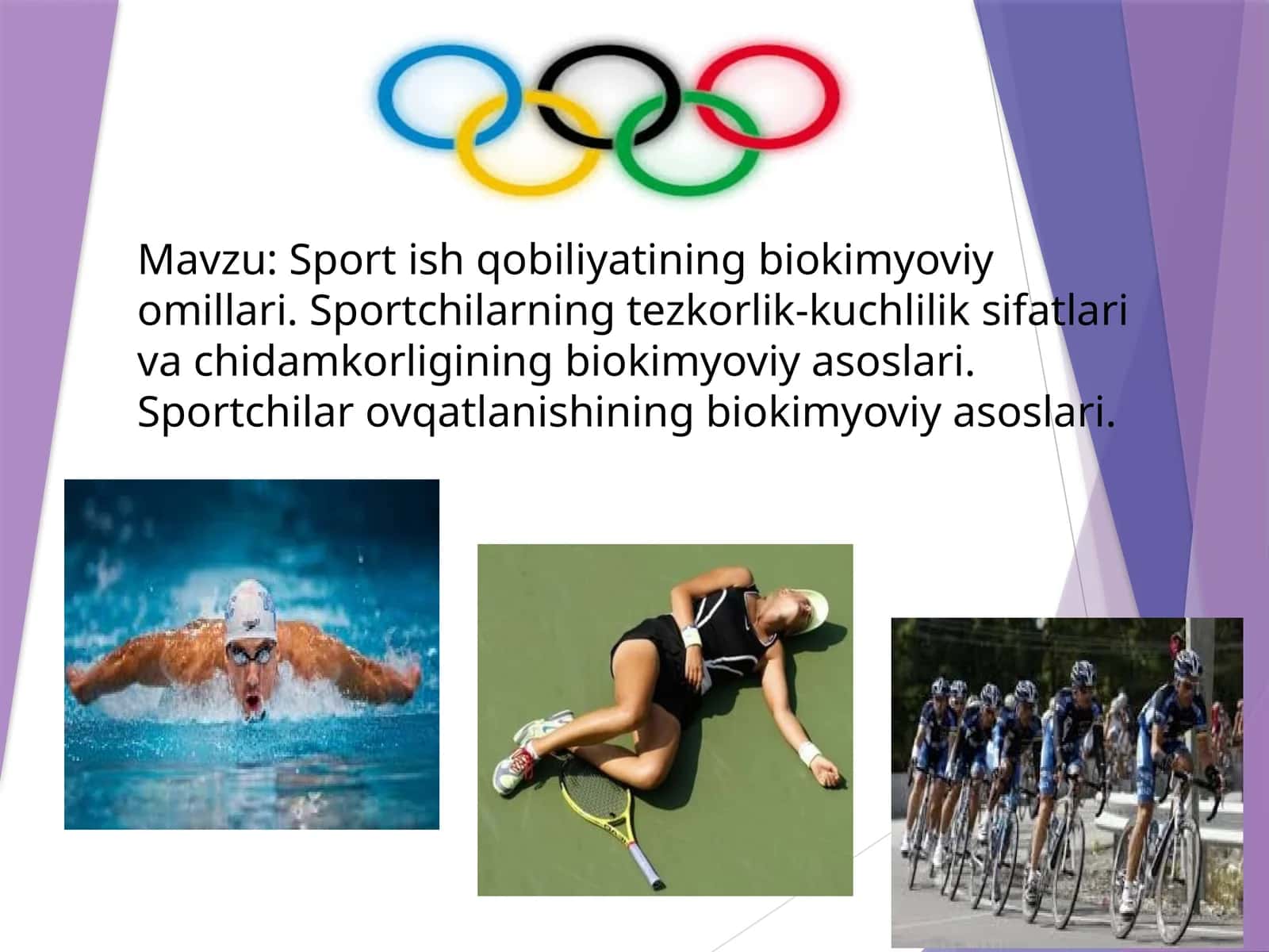 Sportishqobiliyatining biokimyoviy omillari 1