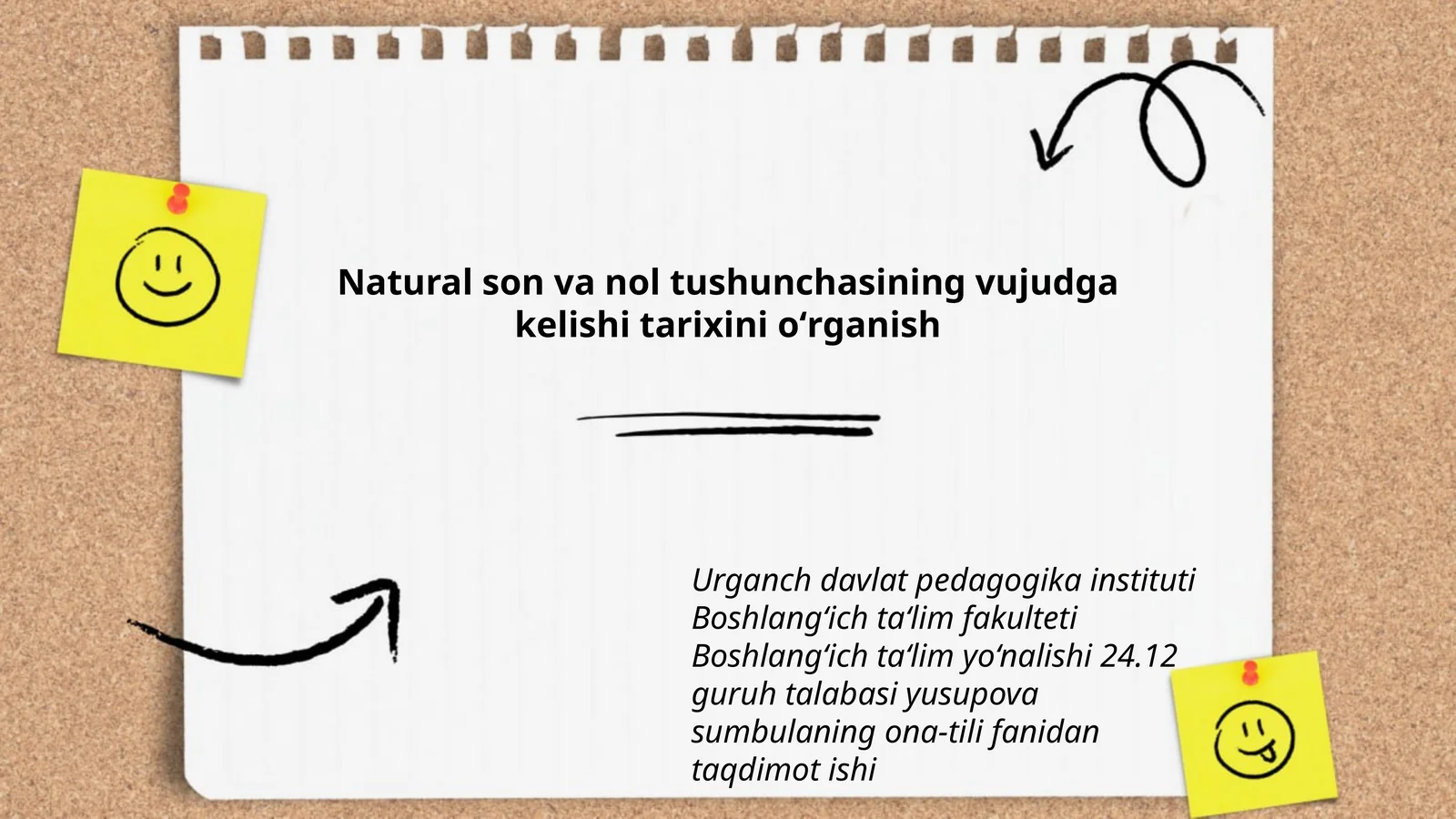 Natural son va nol tushunchasining vujudga kelishi tarixini oʻrganish 1