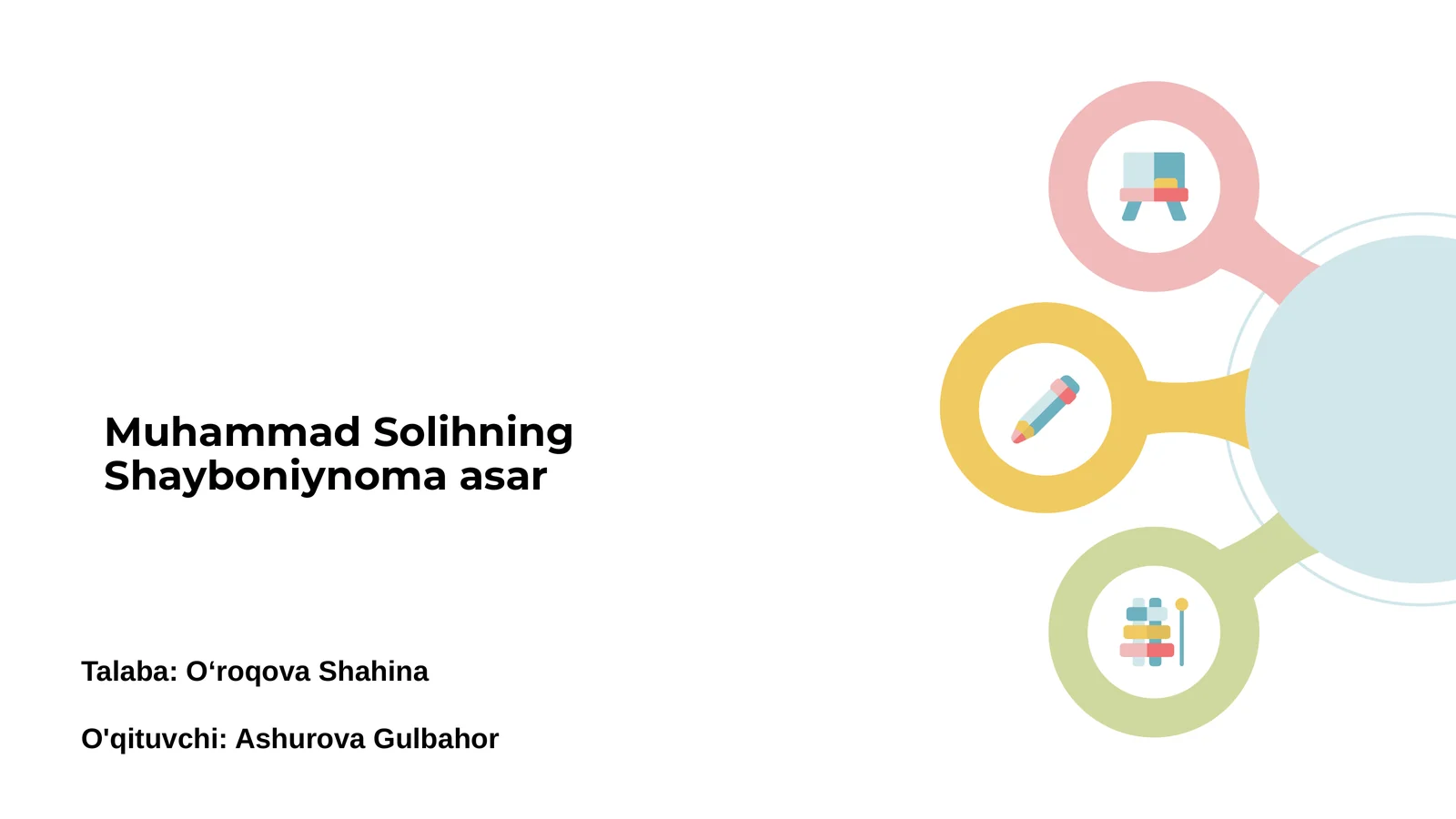 Muhammad Solihning Shayboniynoma asar 1