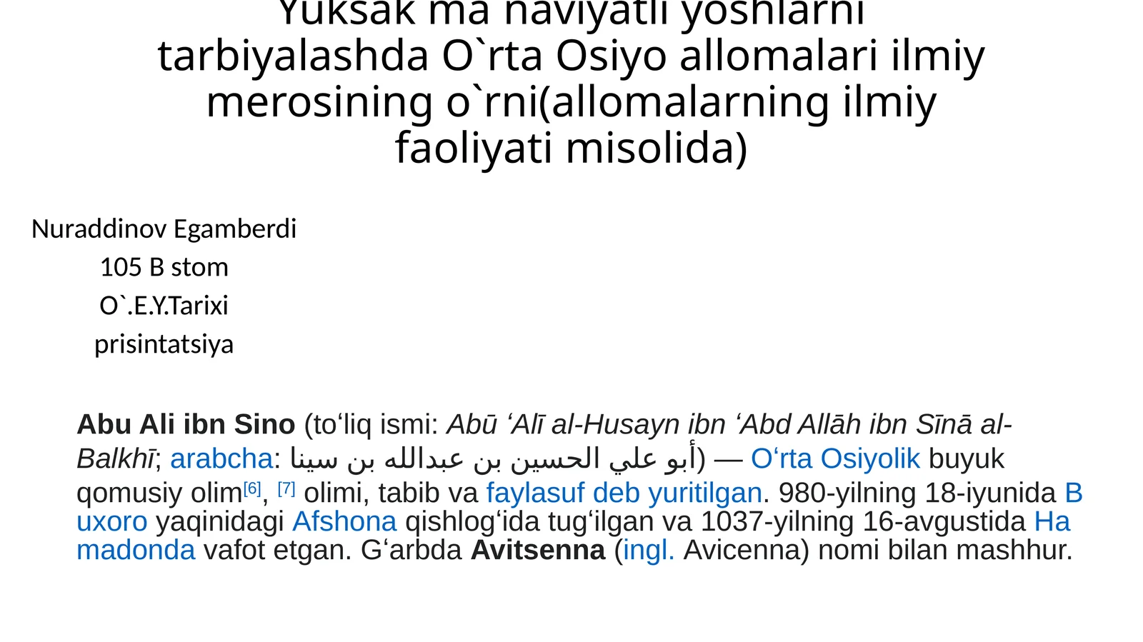 Abu Ali ibn Sino 1