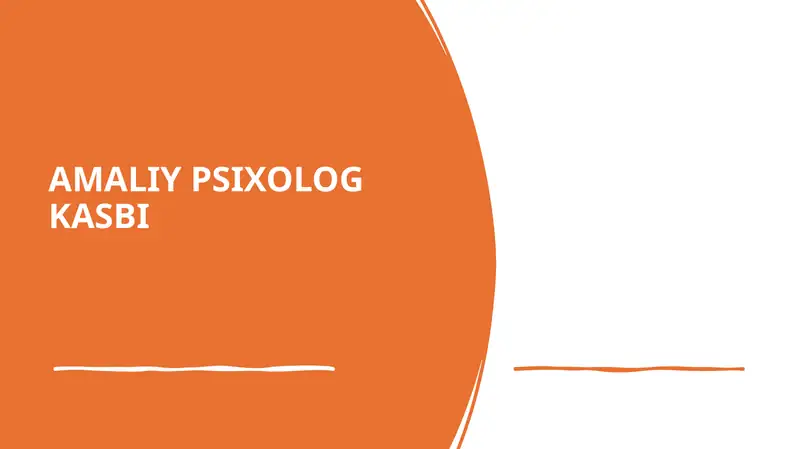 AMALIY PSIXOLOG KASBI 1