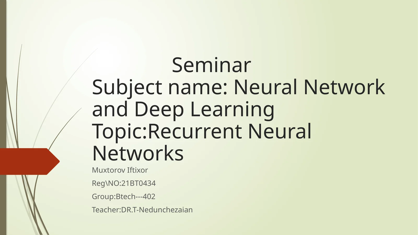 Neural Network and Deep Learning 1