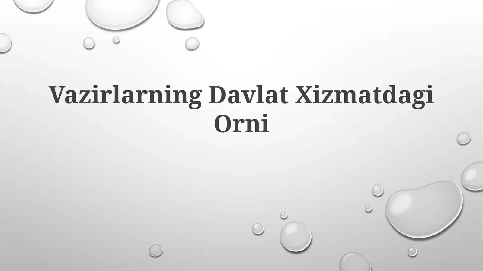 Davlat xizmati 1