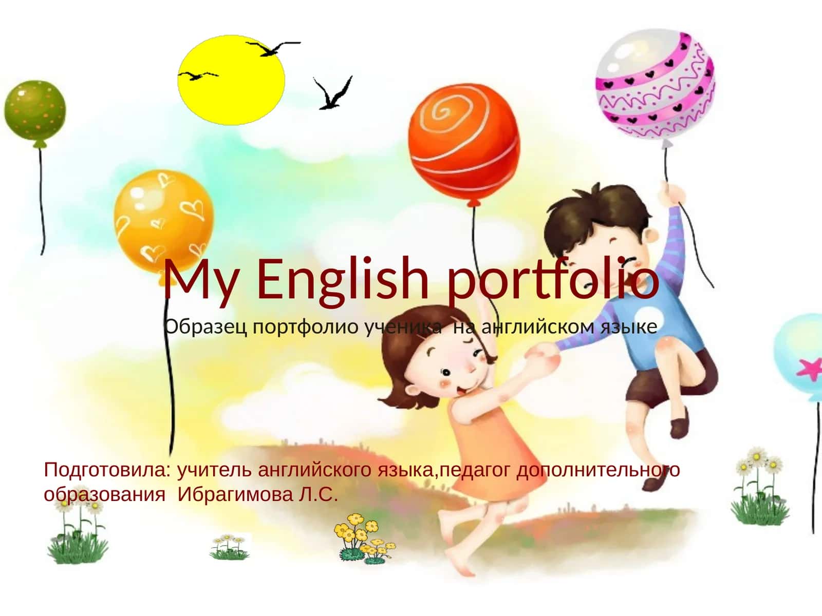 My English portfolio 1