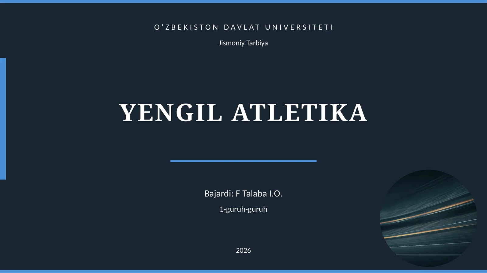 YENGIL ATLETIKA 1