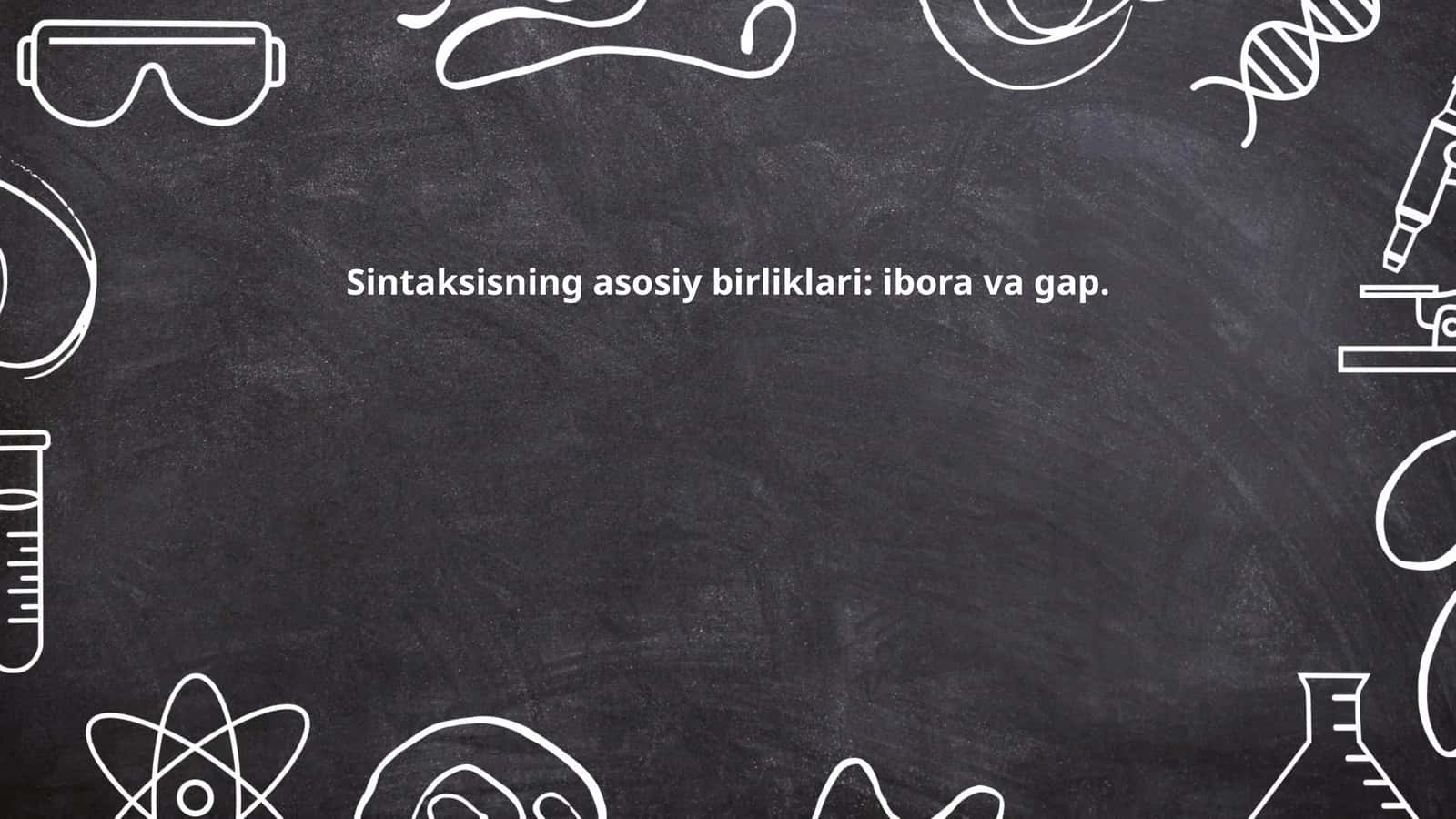 Ibora va gap 1