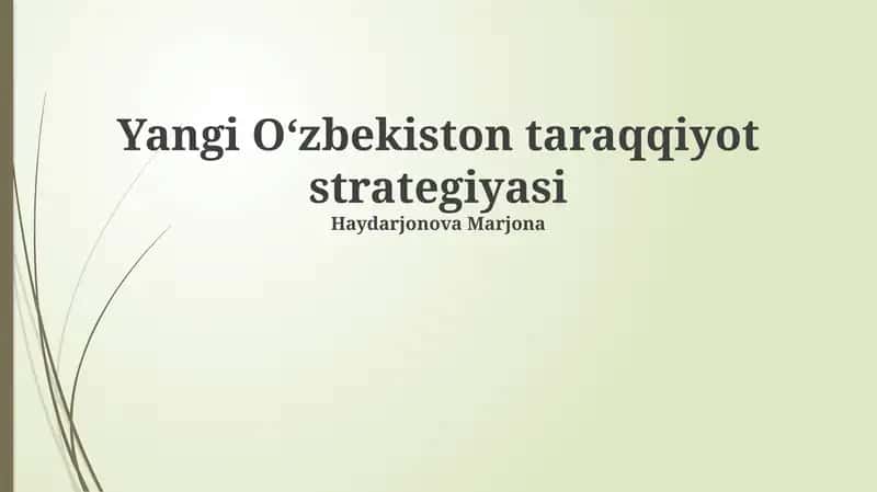 Yangi Oʻzbekiston taraqqiyot strategiyasi 1