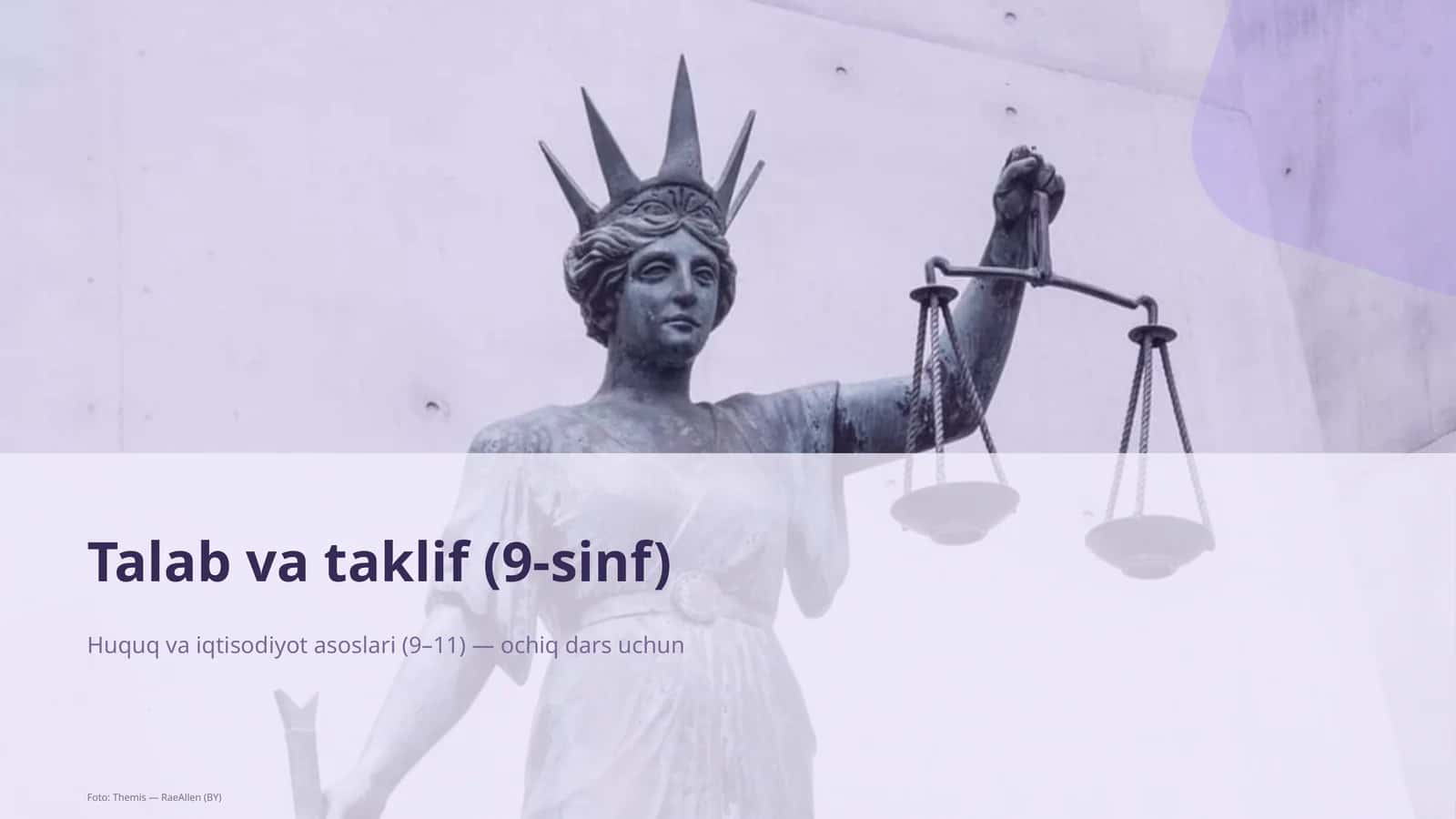 Huquq va iqtisodiyot asoslari (9-11) 1