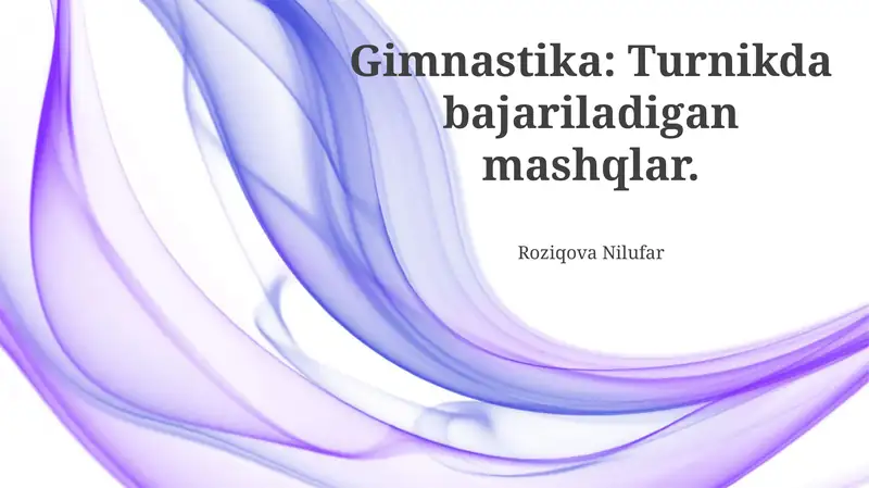 Gorizontal Bar Mashqlari 1