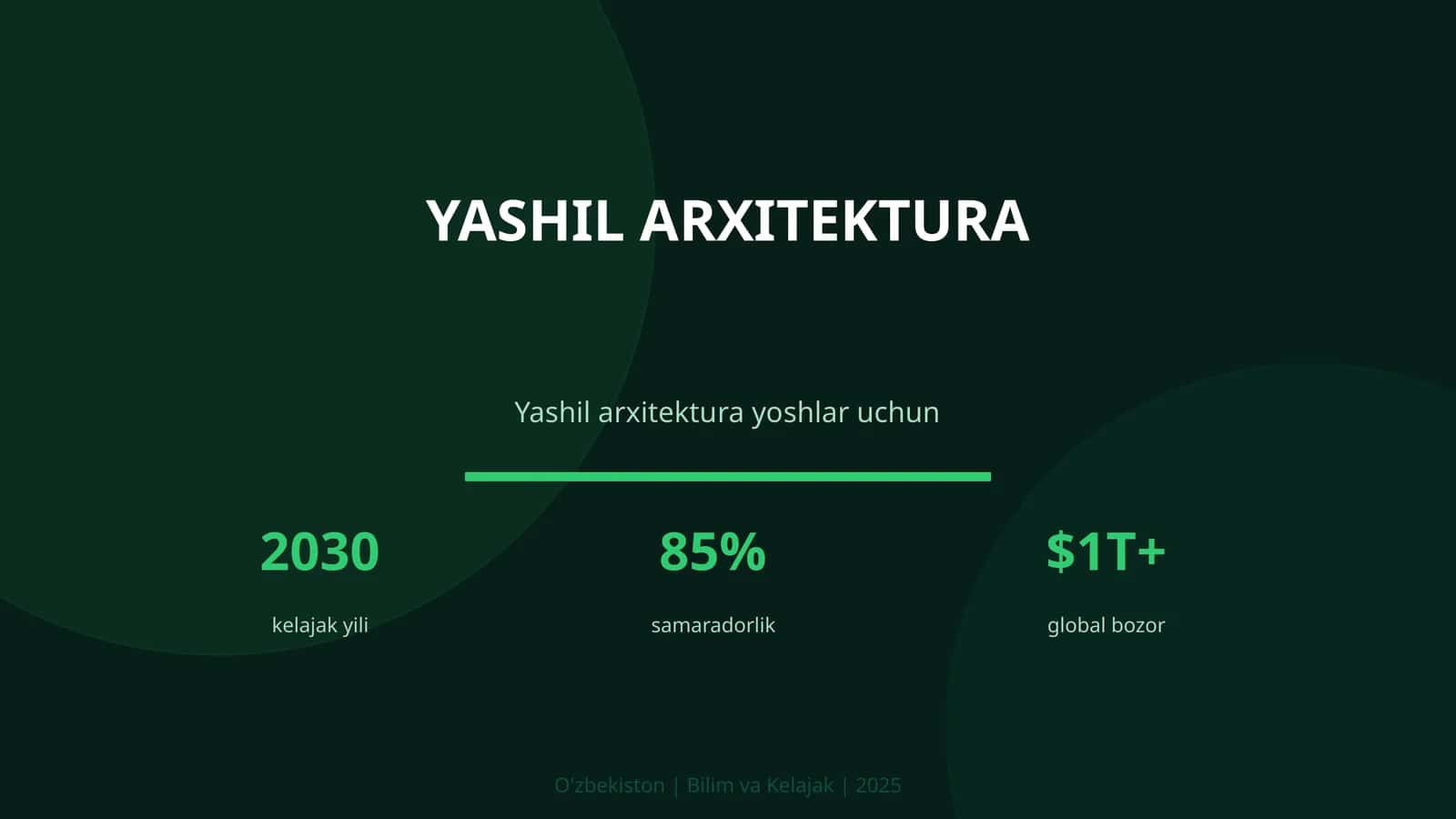 Yashil arxitektura 1