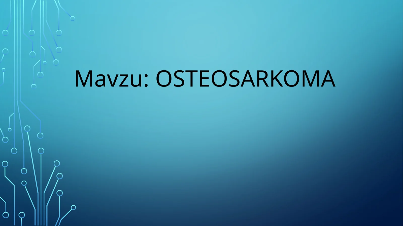 Osteosarkoma 1
