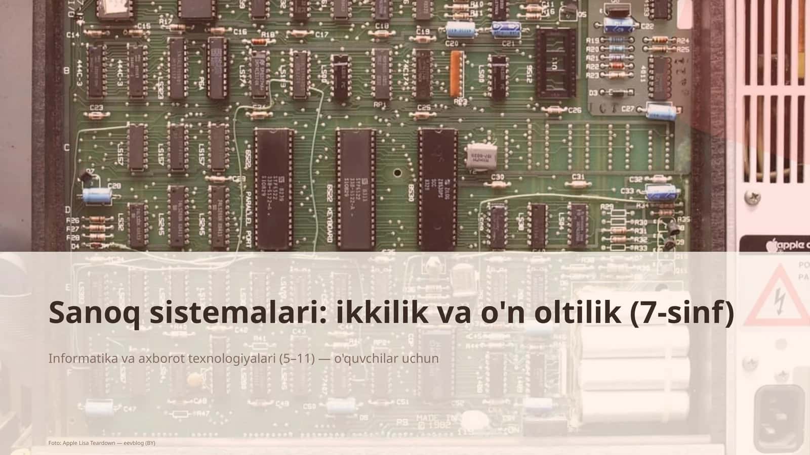 Informatika va axborot texnologiyalari (5–11) 1