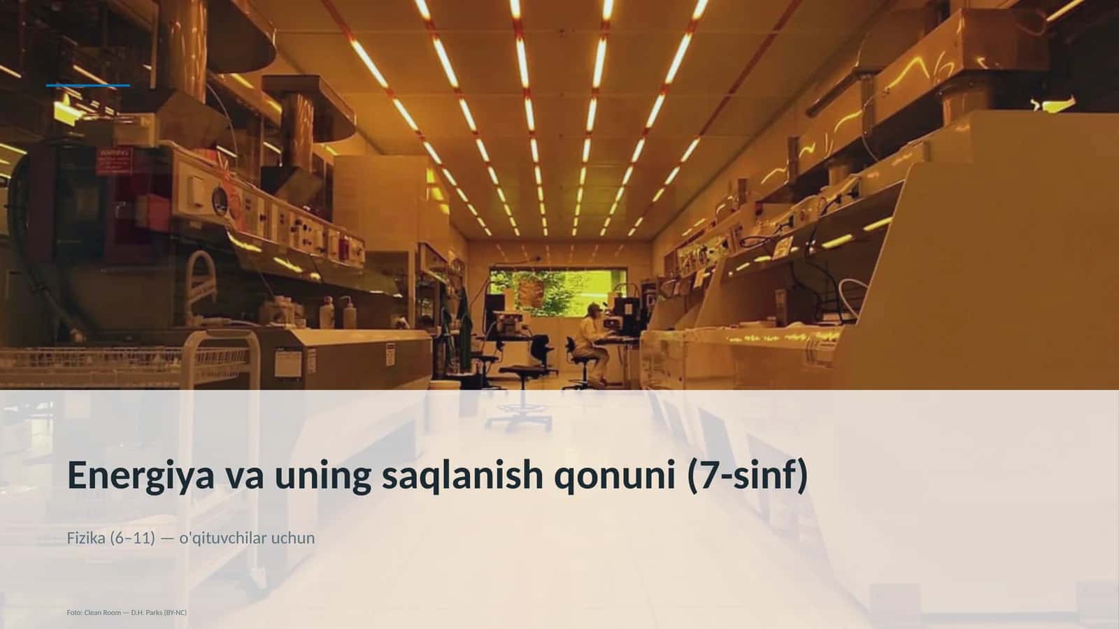 Energiya va uning saqlanish qonuni (7-sinf) 2