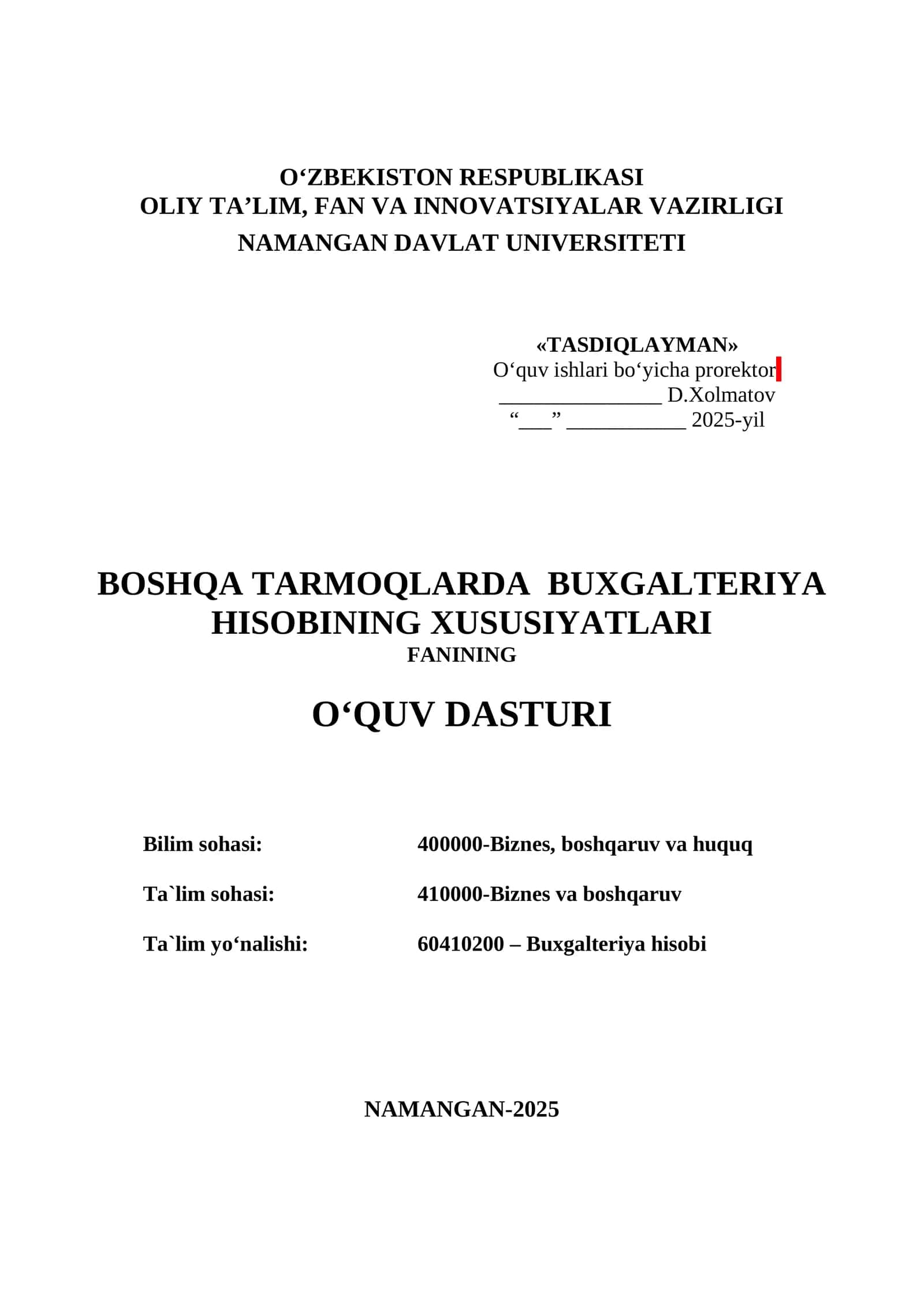 Buxgalteriya hisobining xususiyatlari 1
