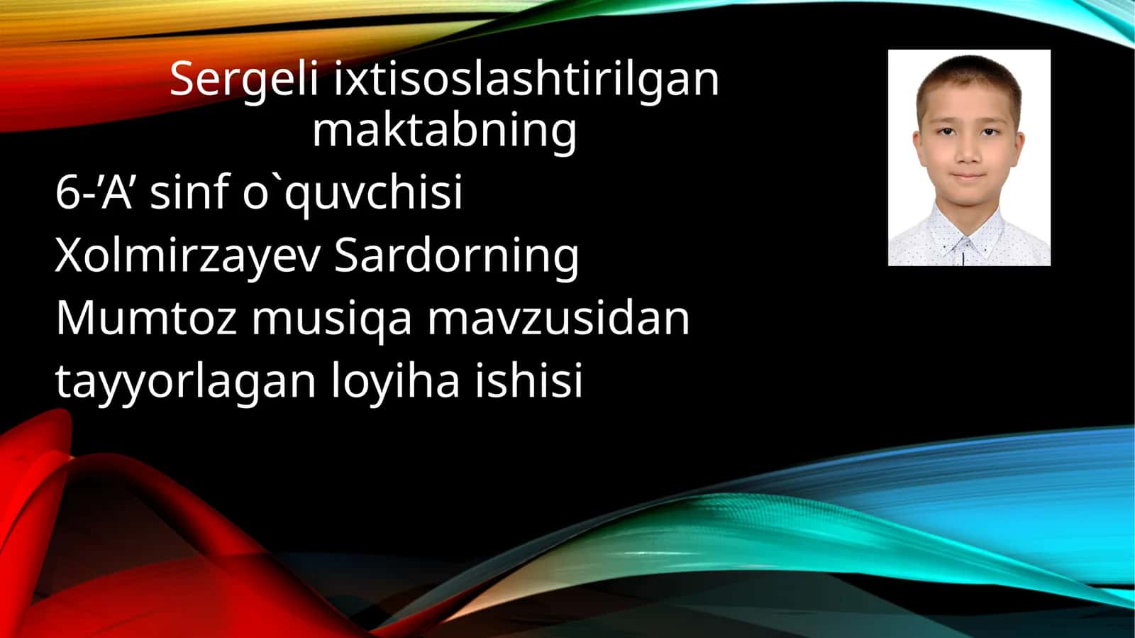 Mumtozmusiqamavzusidan tayyorlagan loyiha ishi 1