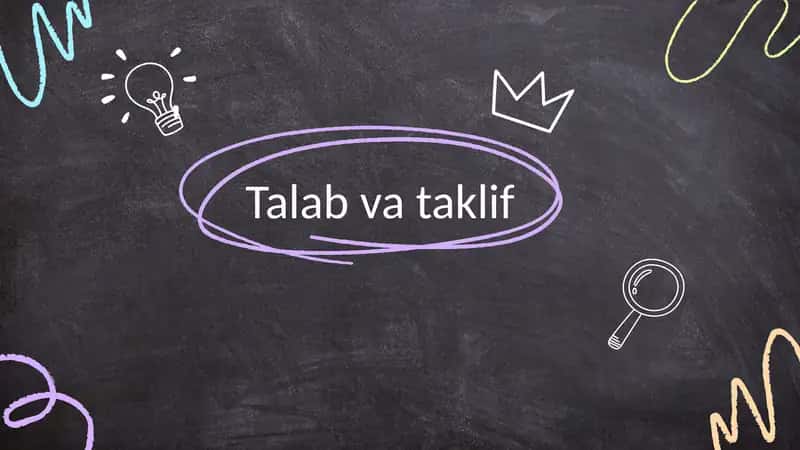 IQTISOD NAZARIYASI FANIDAN TALAB VA RAKLIF MAVZUSIDA TAQDIMOT 1