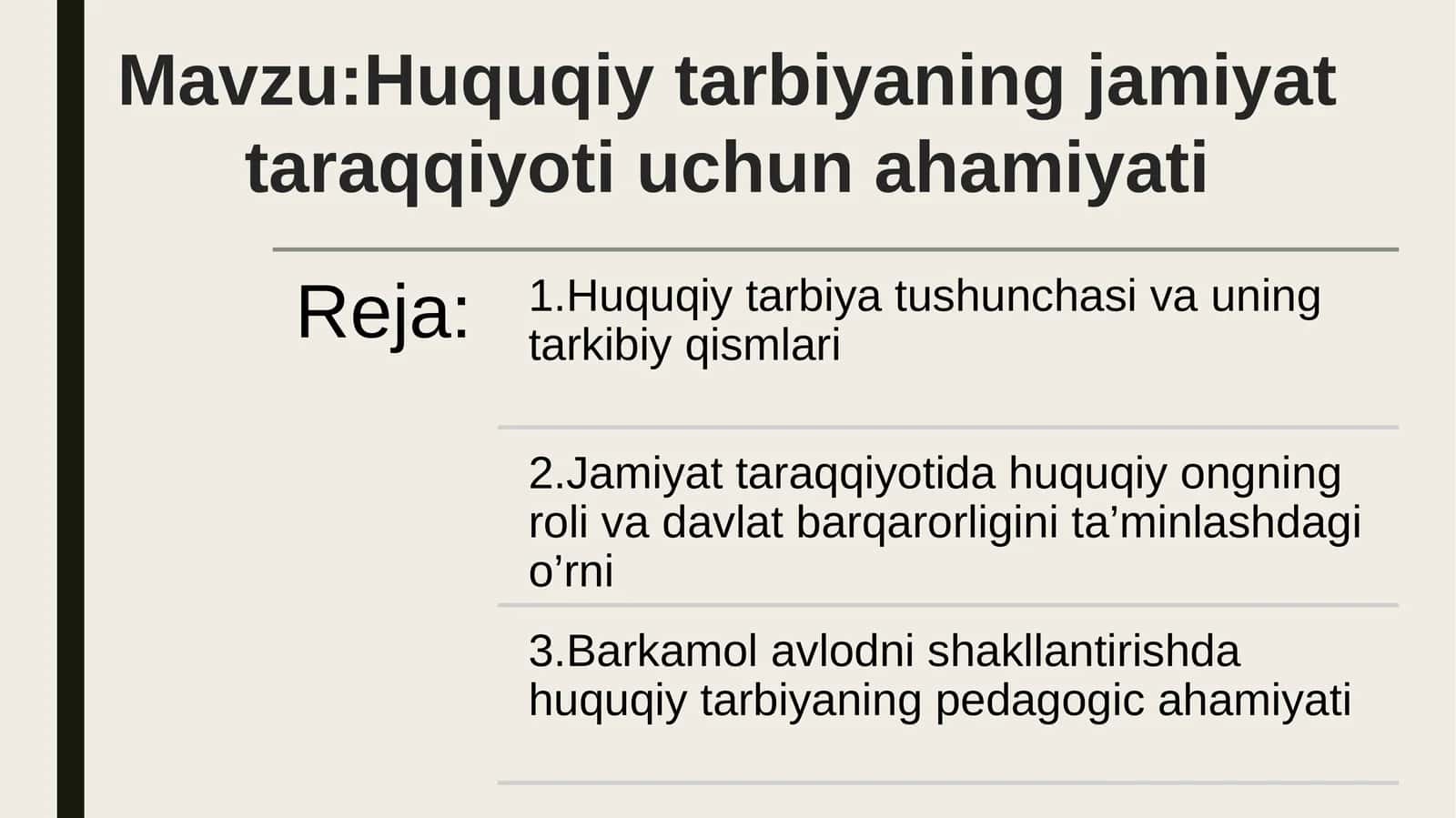 Huquqiytarbiyaningjamiyattaraqqiyotiuchunahamiyati 1