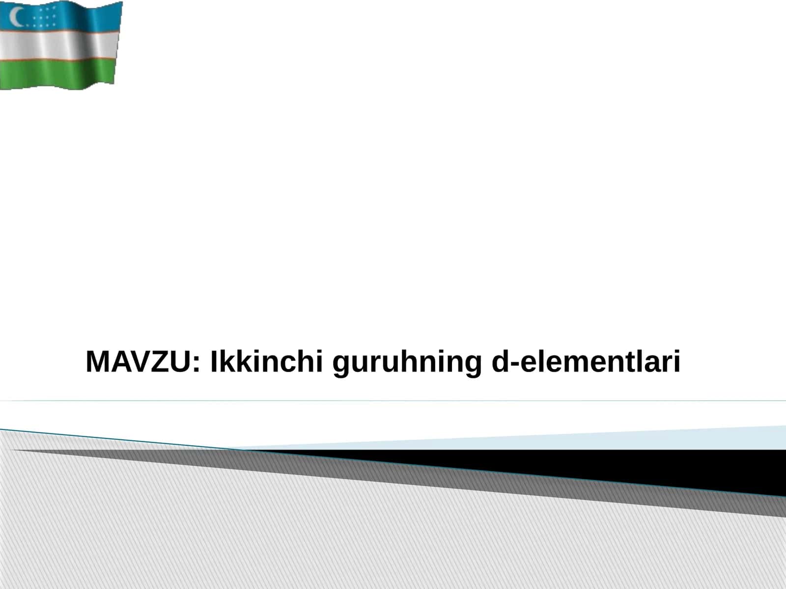 Ikkinchi  guruhning   d-elementlari 1