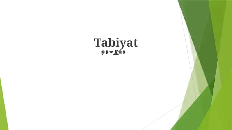 Tabiyat 1
