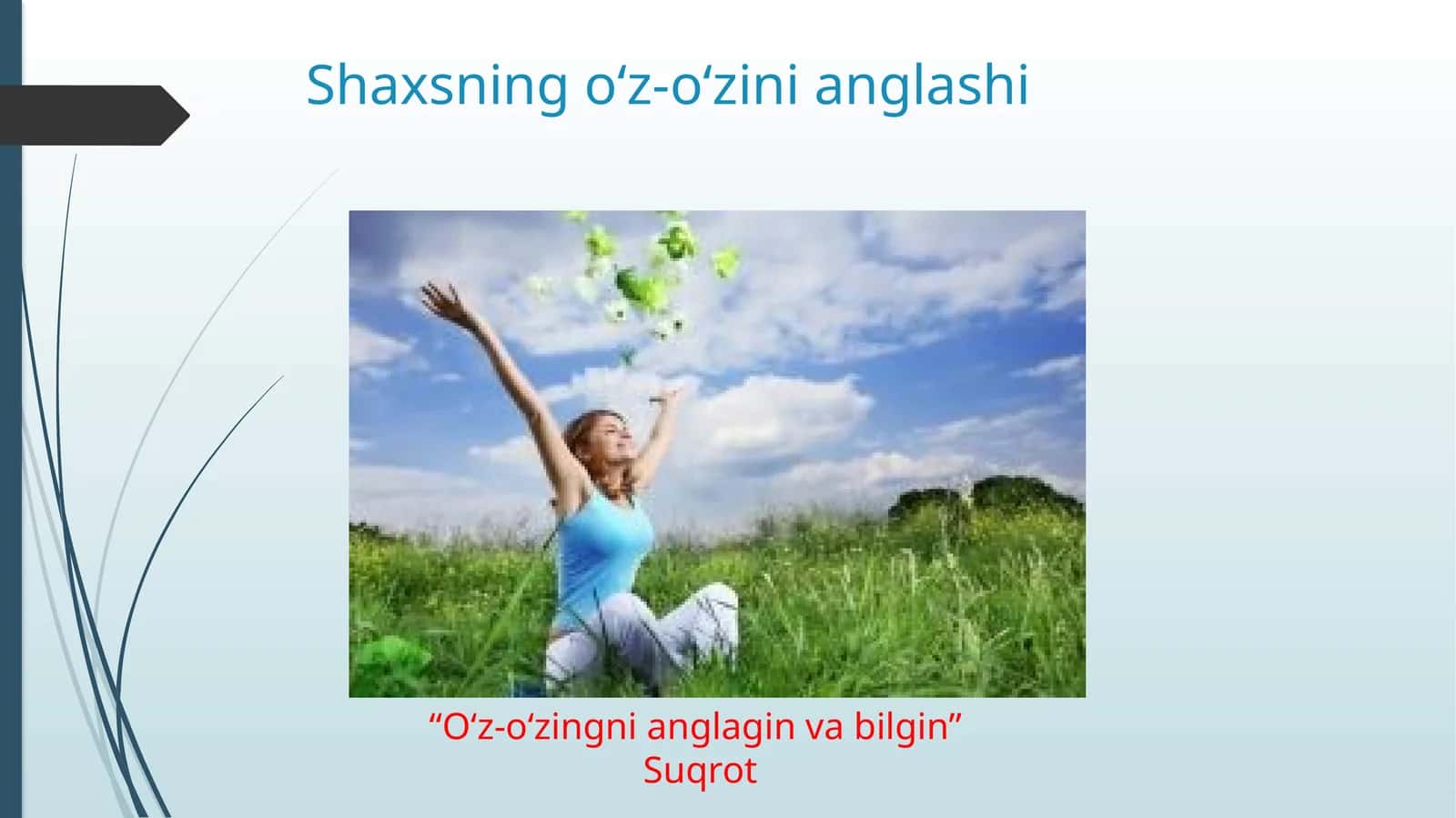 Shaxsning o‘z-o‘zini anglashi 1