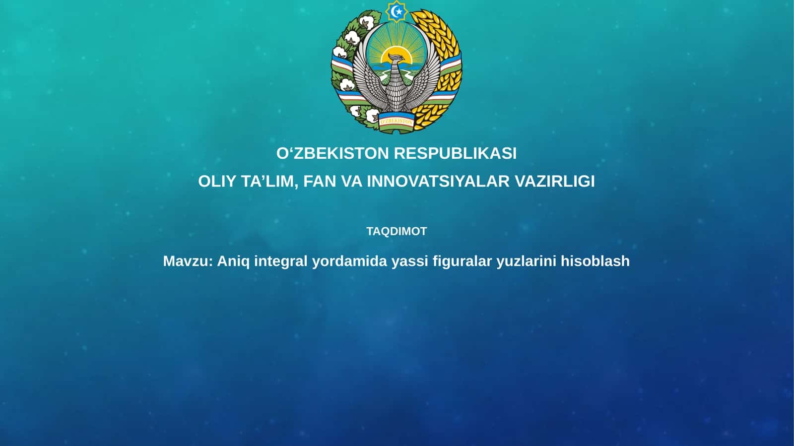 Aniqintegralyordamidayassifiguralaryuzlarinihisoblash 1