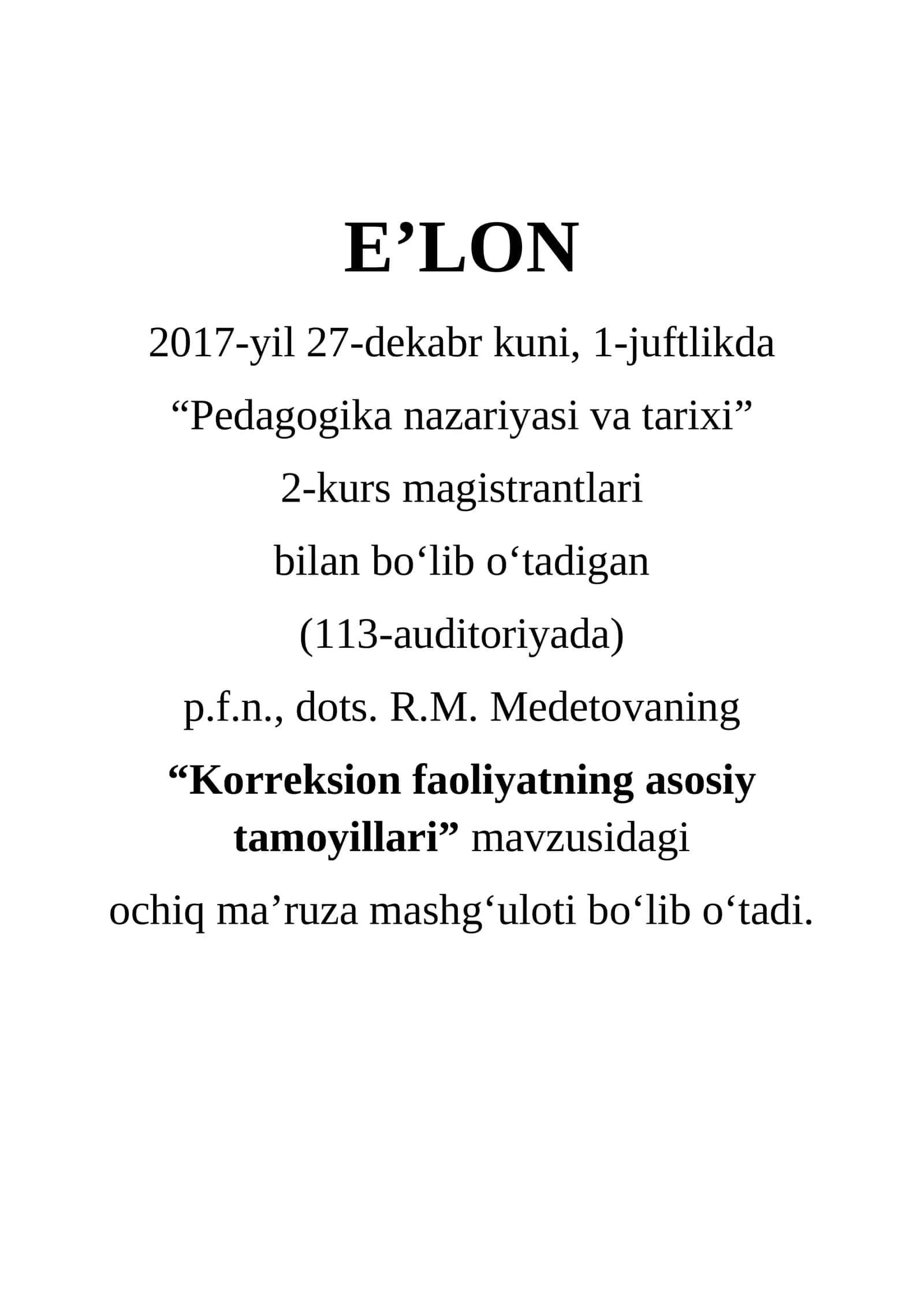 KORREKSION FAOLIYATNING ASOSIY TAMOYILLARI 1