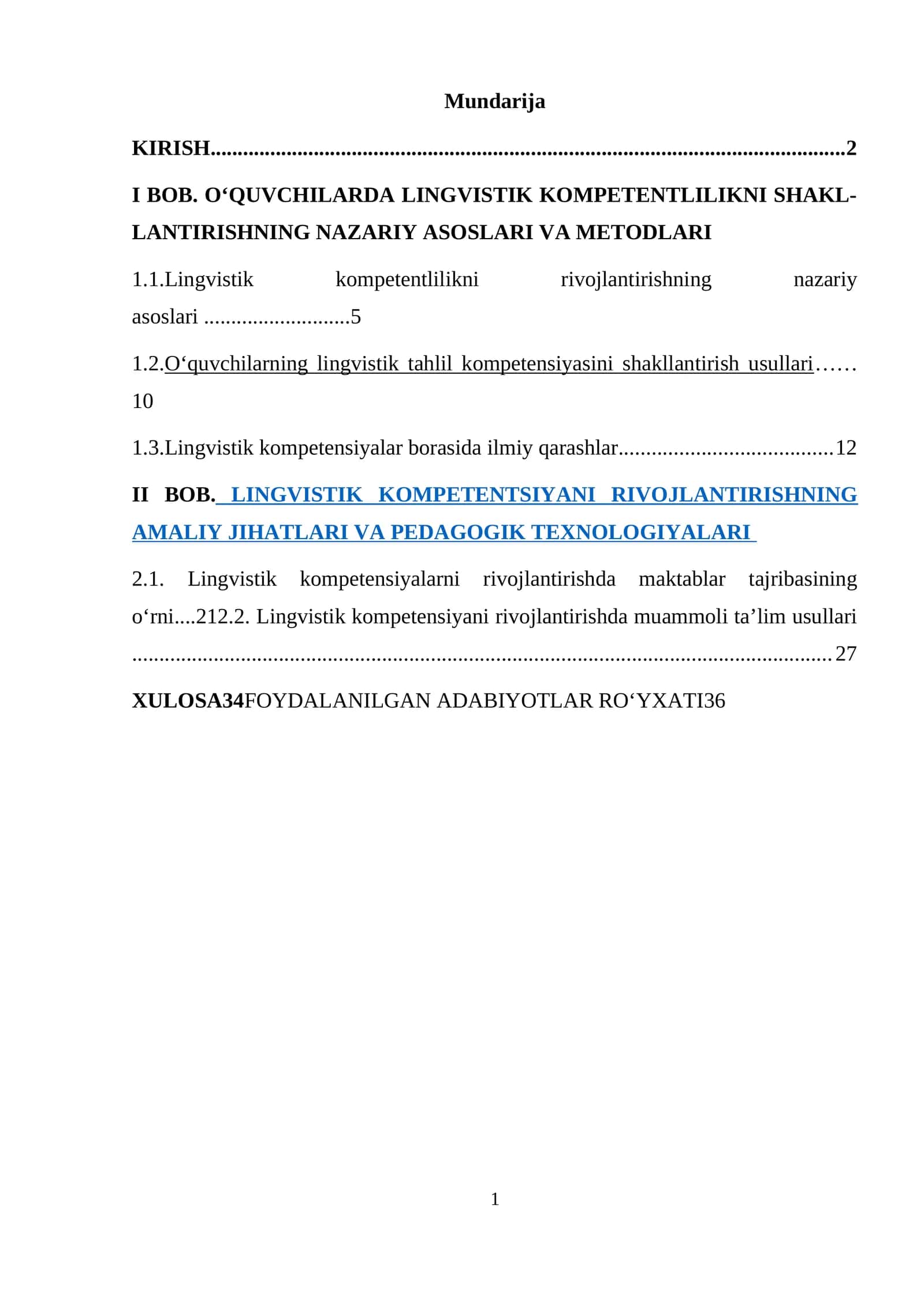 LINGVISTIK KOMPETENTLILIKNI SHAKL-LANTIRISHNING NAZARIY ASOSLARI VA METODLARI 1