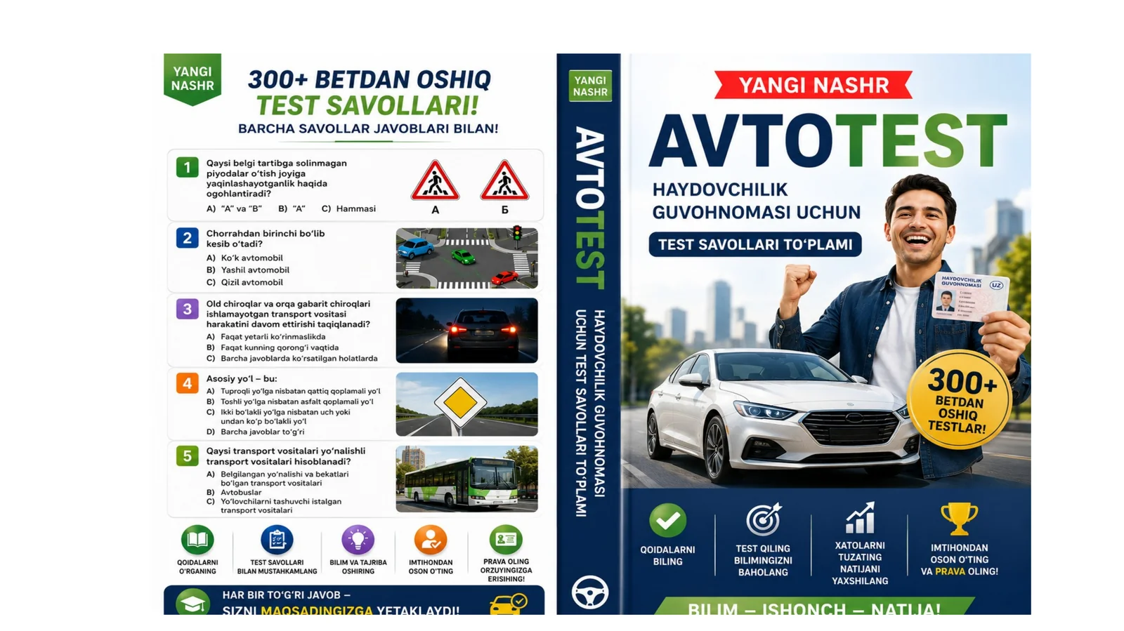 YO'L HARAKATI QOIDALARI TEST 1