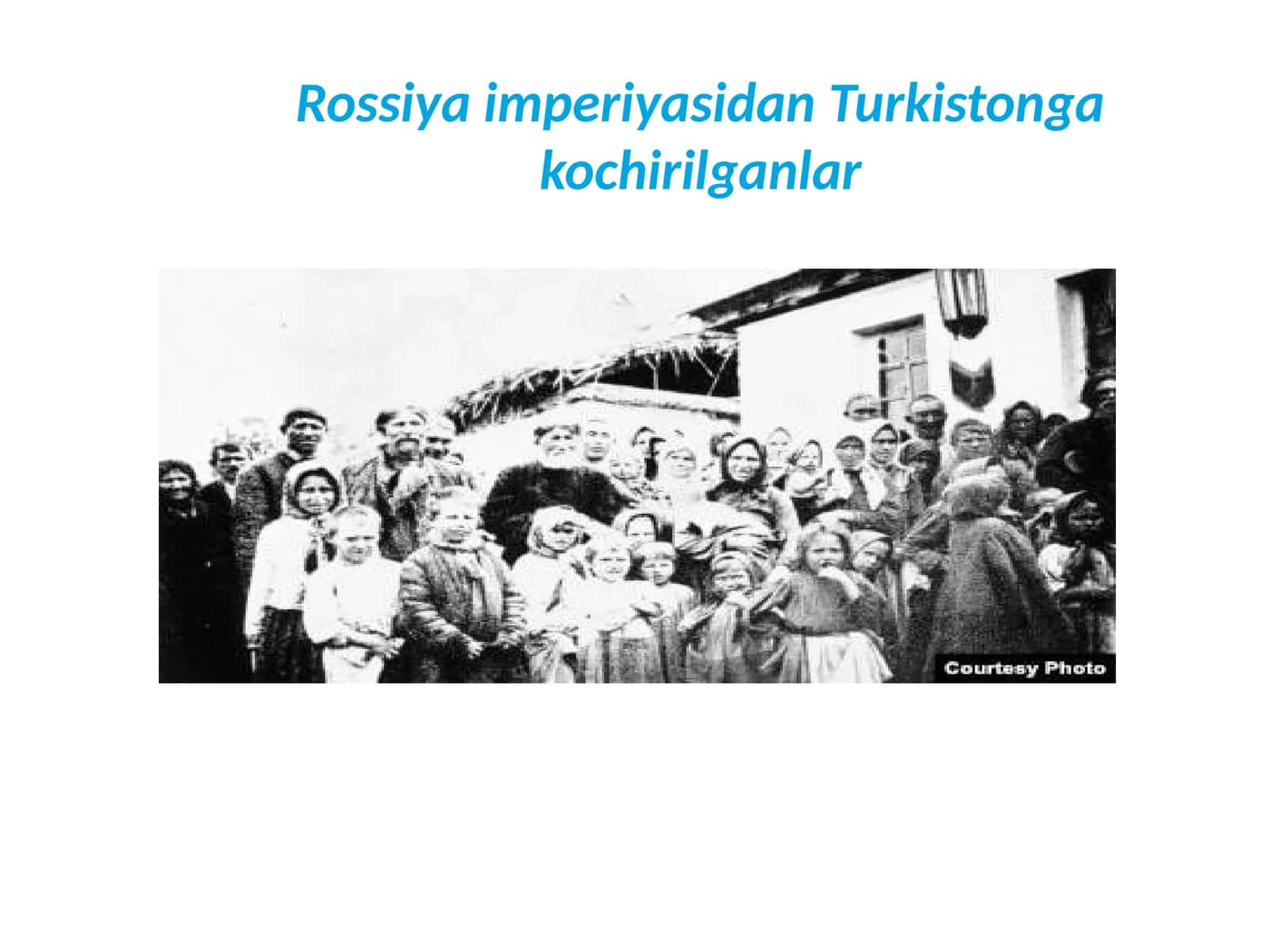 Rossiya imperiyasidan Turkistonga kochirilganlar 1