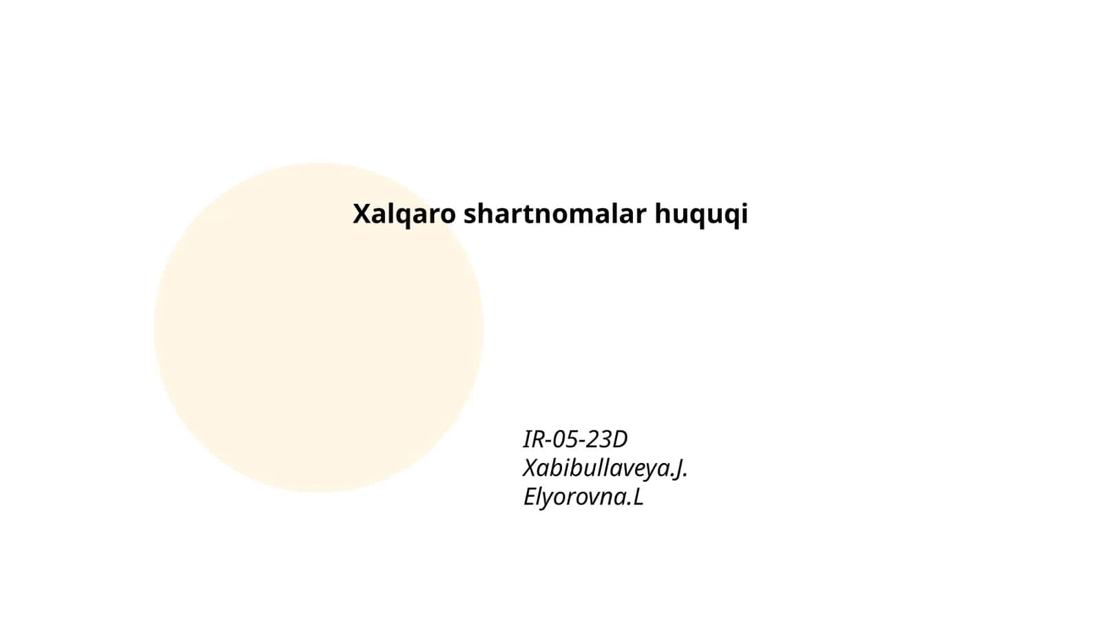 Xalqaro shartnomalar huquqi 1