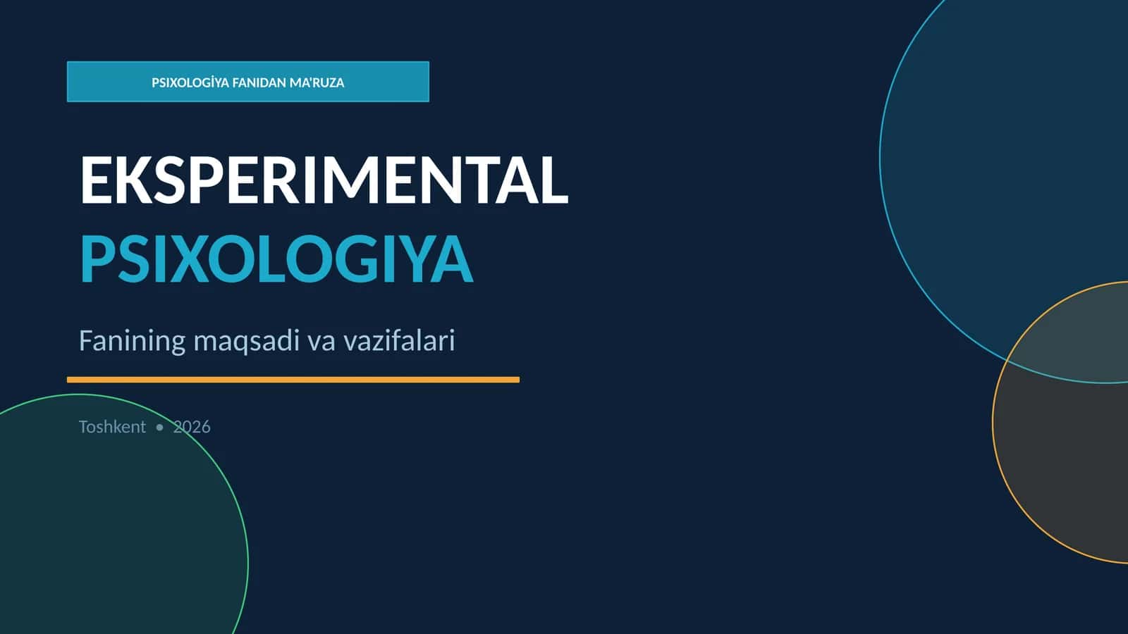 Eksperimental_Psixologiya taqdimot 1