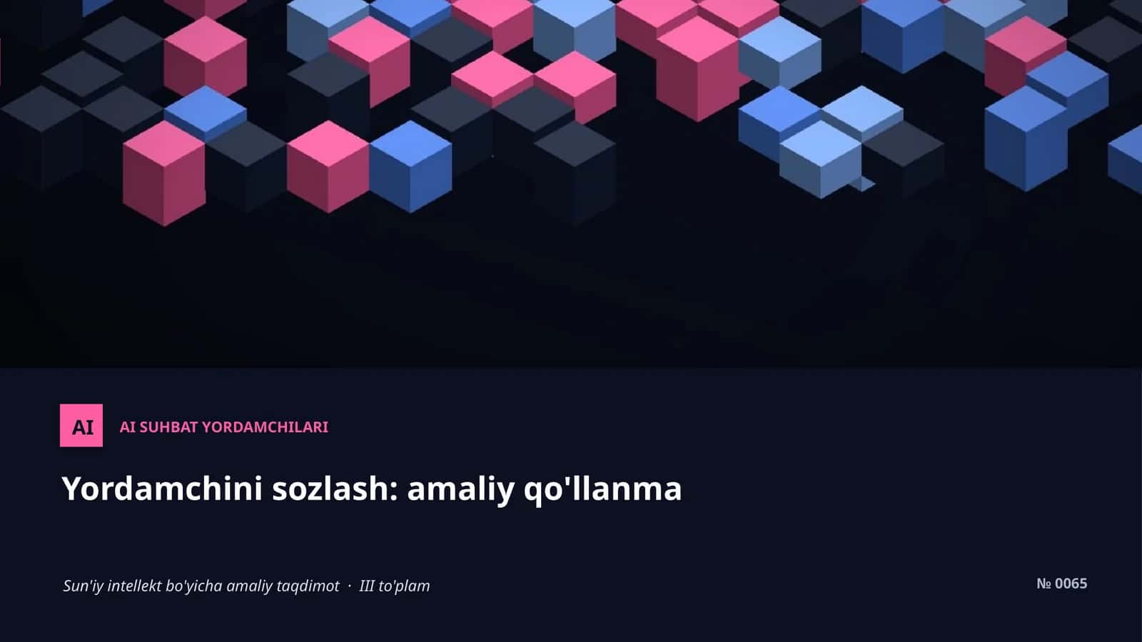 AI SUHBAT YORDAMCHILARI 1