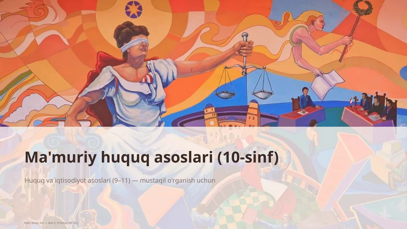 Huquq va iqtisodiyot asoslari (9–11) 1
