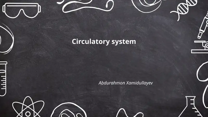 Circulatory system 1