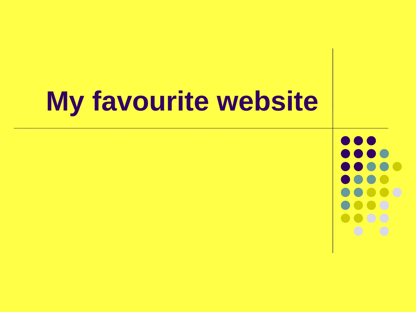 My favourite website 1