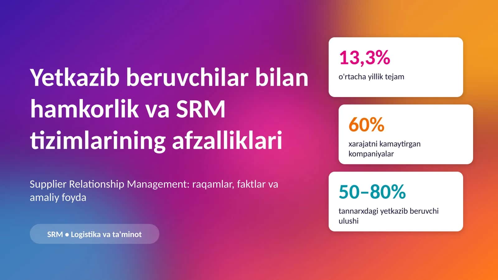 Yetkazib beruvchilar bilan hamkorlik 1