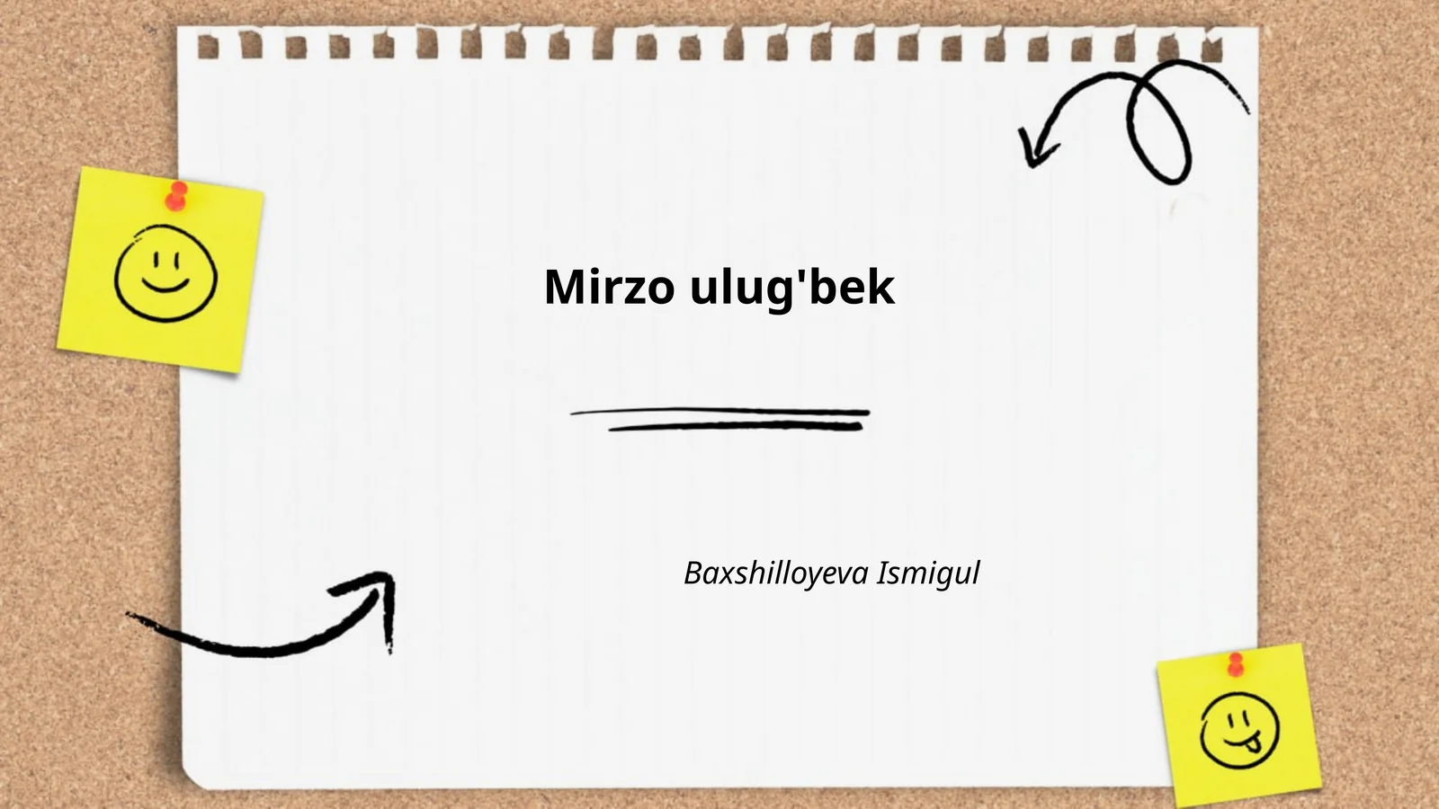 Mirzo Ulug'bek 1