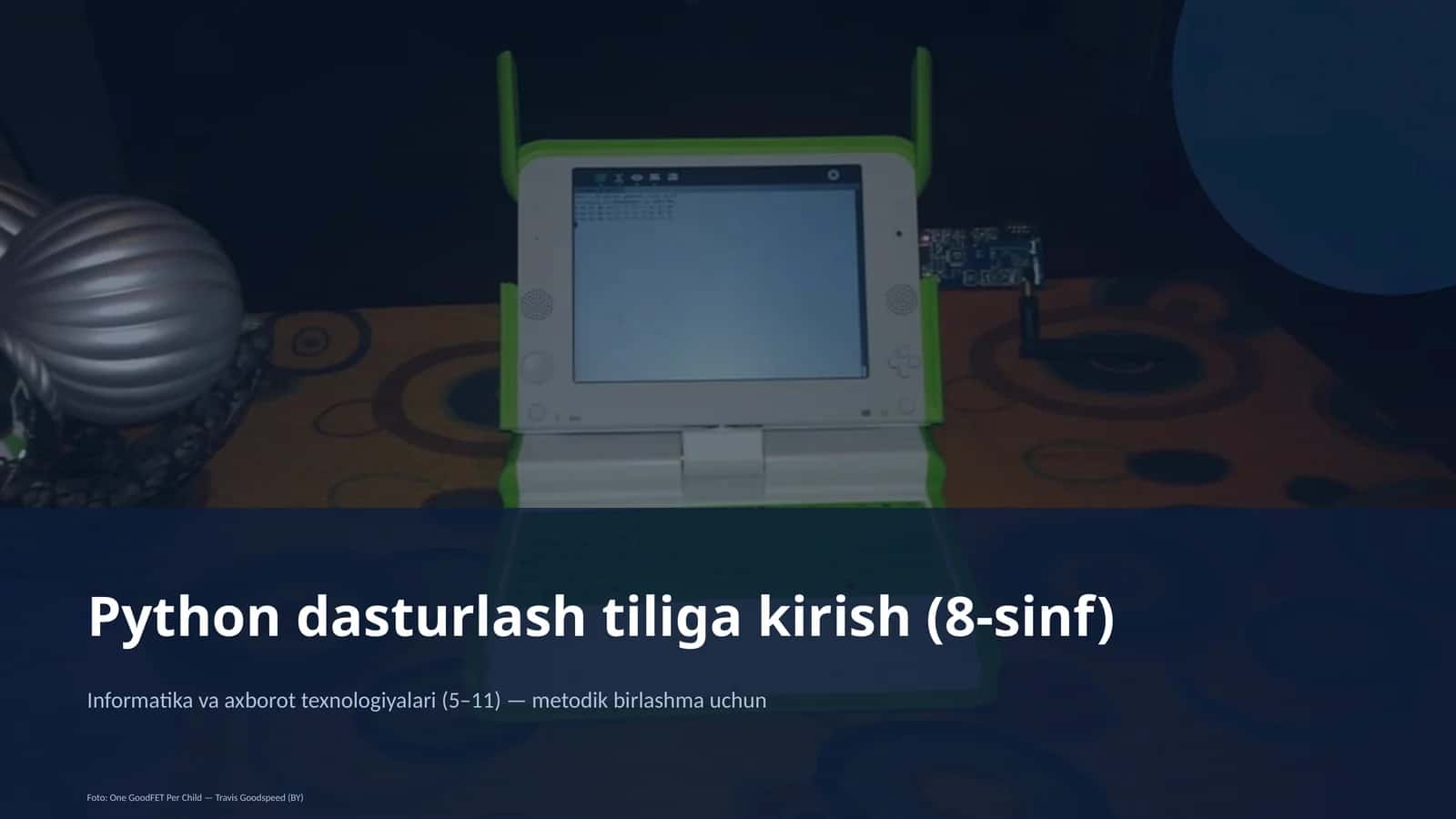 Python dasturlash tiliga kirish (8-sinf) 1