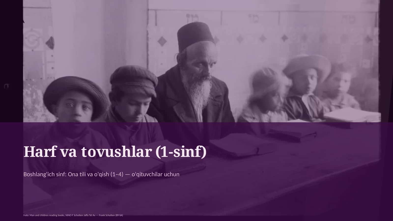 Harf va tovushlar (1-sinf) 1