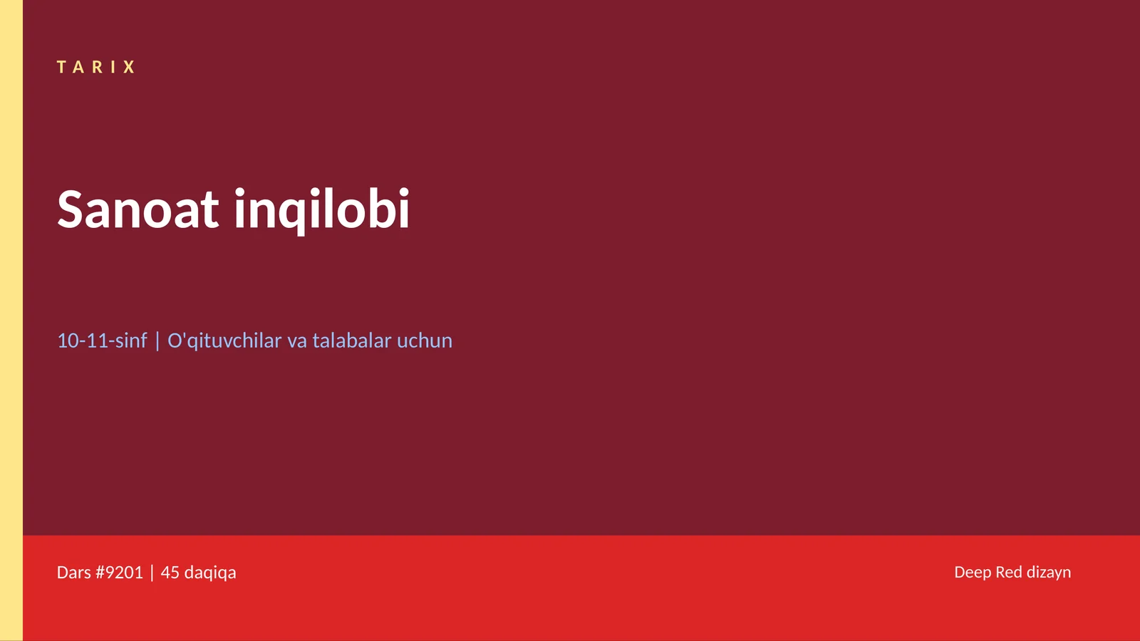 Sanoat inqilobi 1